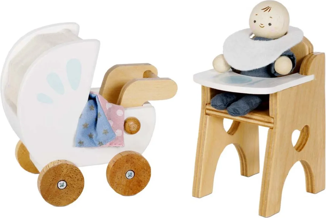 Le Toy Van Poppenhuismeubels Babyset Hout