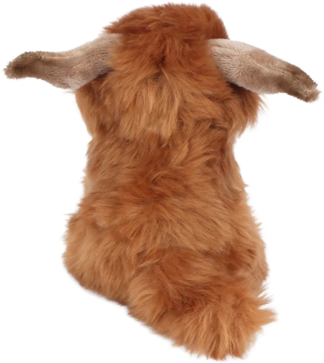 PIA Soft Toys Schotse Hooglander Knuffel 18cm - Oranjebruin/Crème