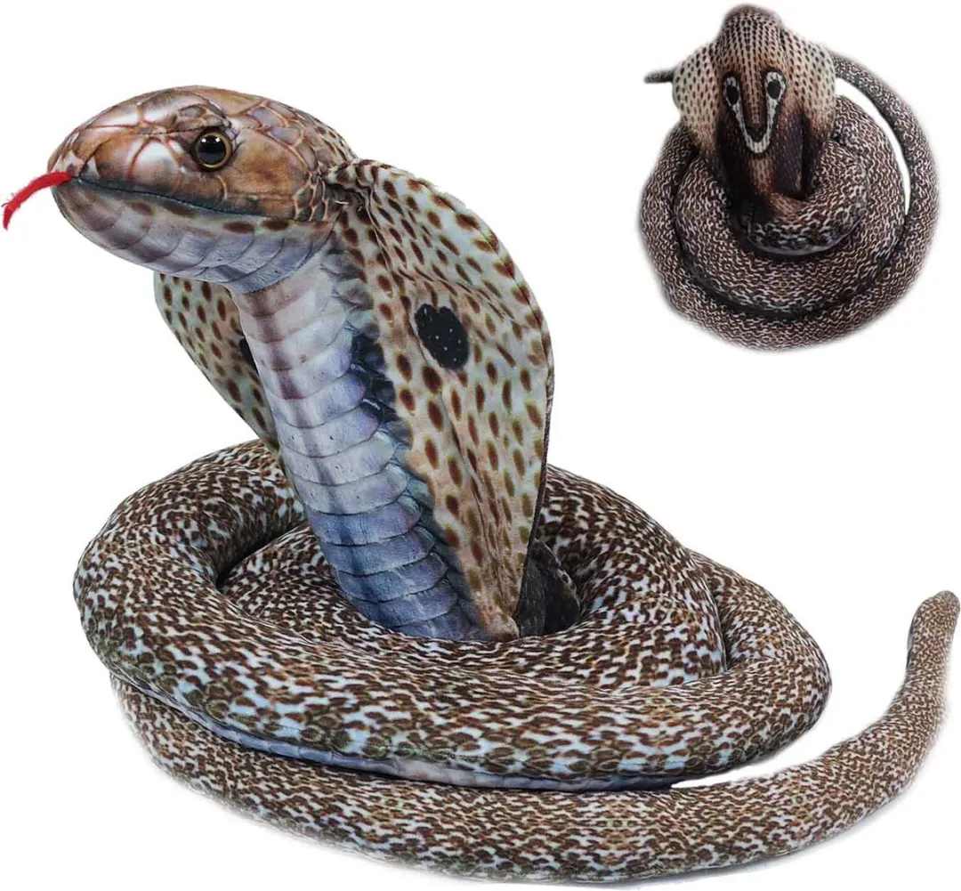 PIA Soft Toys Knuffeldier Cobra - Bruin 185cm