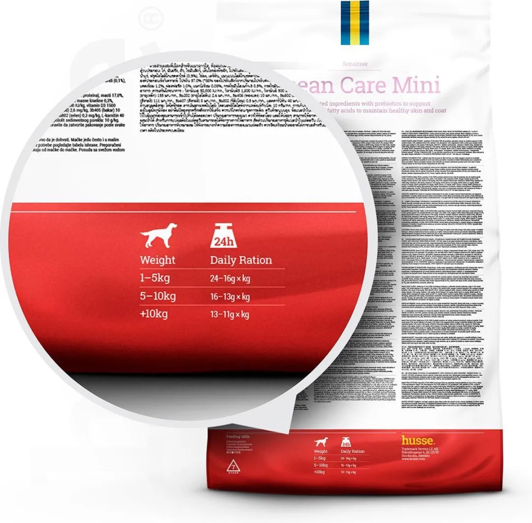 Husse Zalm en Rijst Mini - Hypoallergeen Hondenvoer, Hondenvoeding Droog, Hondenbrokken Hypoallergenic - Allergie Hond - 7 kg