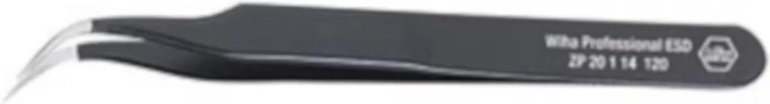 Wiha Precisiepincet Professional ESD ZP20114