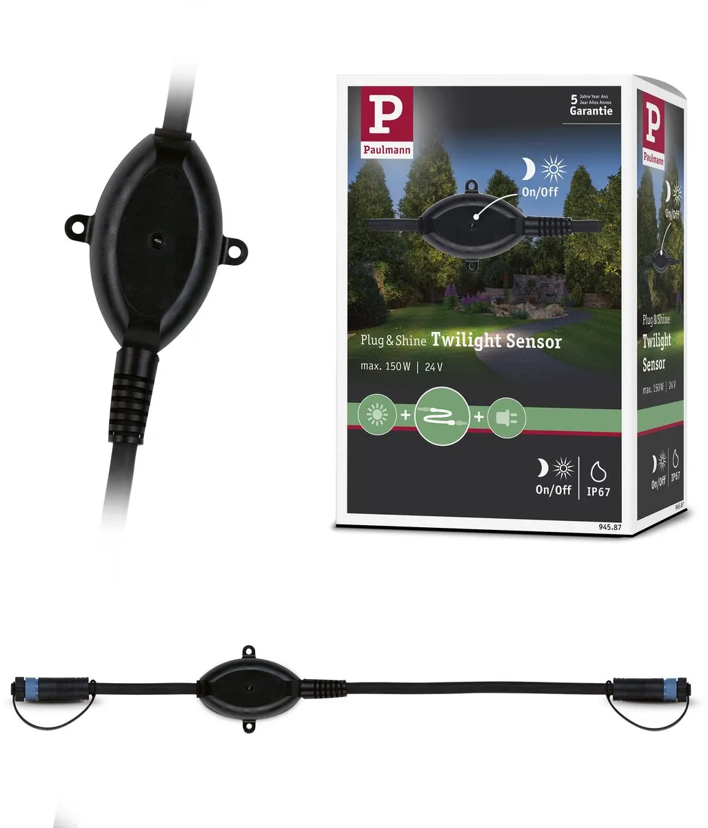Paulmann Plug & Shine Sensor Wireless Twilight Outdoor IP67