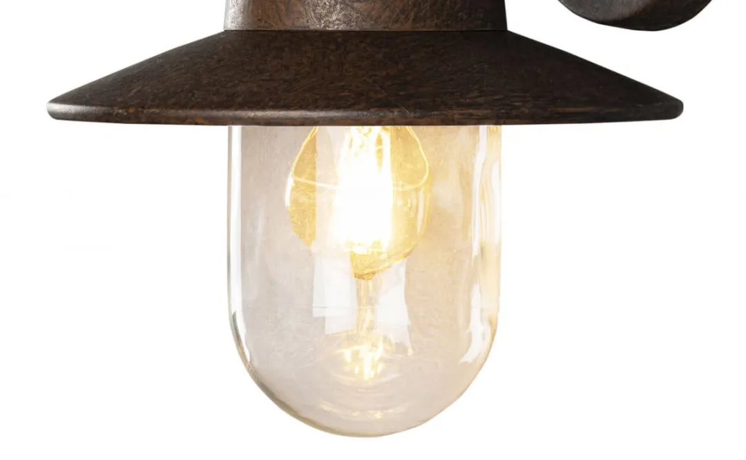 Konstsmide Wandlamp Napoli 75W - Bruin