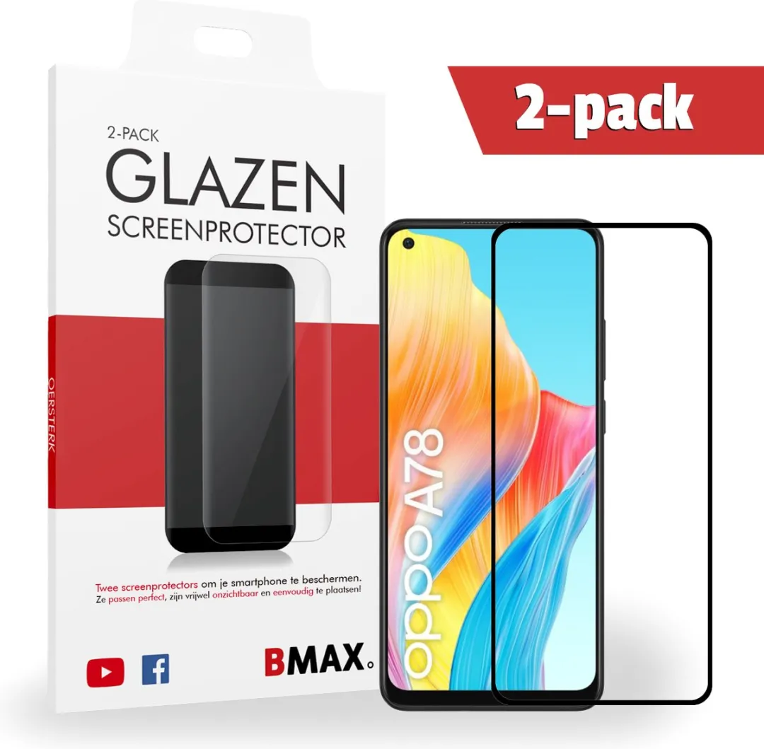 BMAX Screenprotectors Oppo A78
