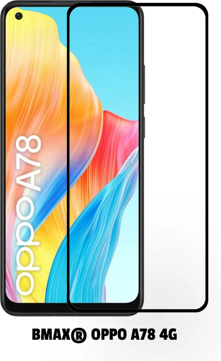 BMAX Screenprotectors Oppo A78 - 2 Stuks - Gehard Glas