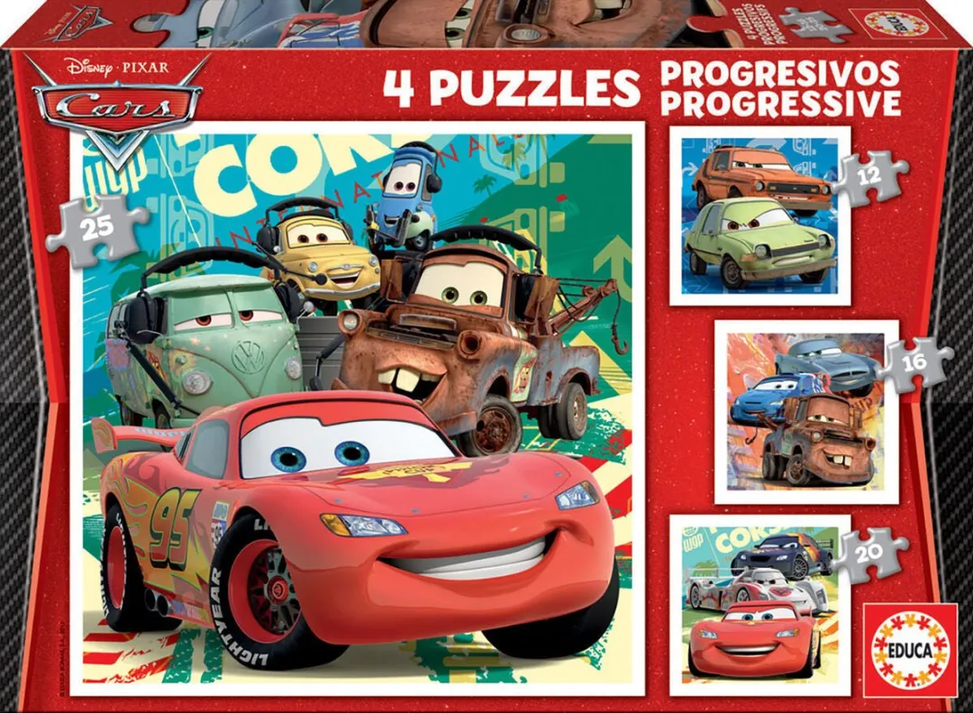 Educa Cars Puzzle 25 Stuks - Multicolor