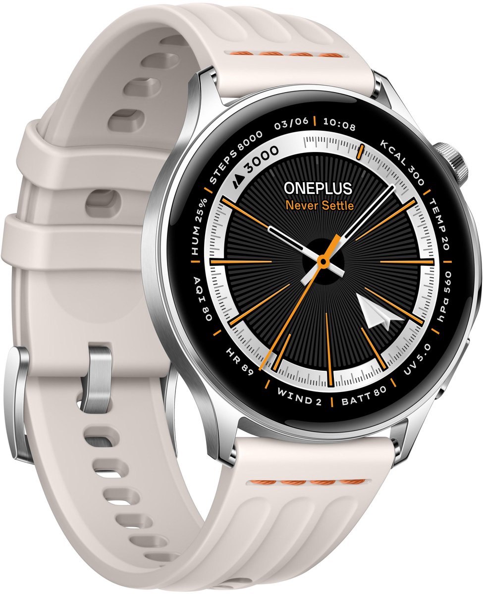 One Plus Watch Lite - Smartwatch - Silver Steel