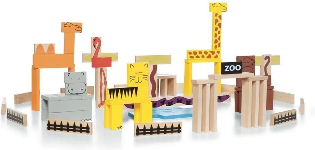 BS Toys Dieren plankjes - Hout