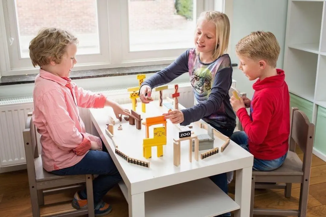 BS Toys Dieren plankjes - Hout