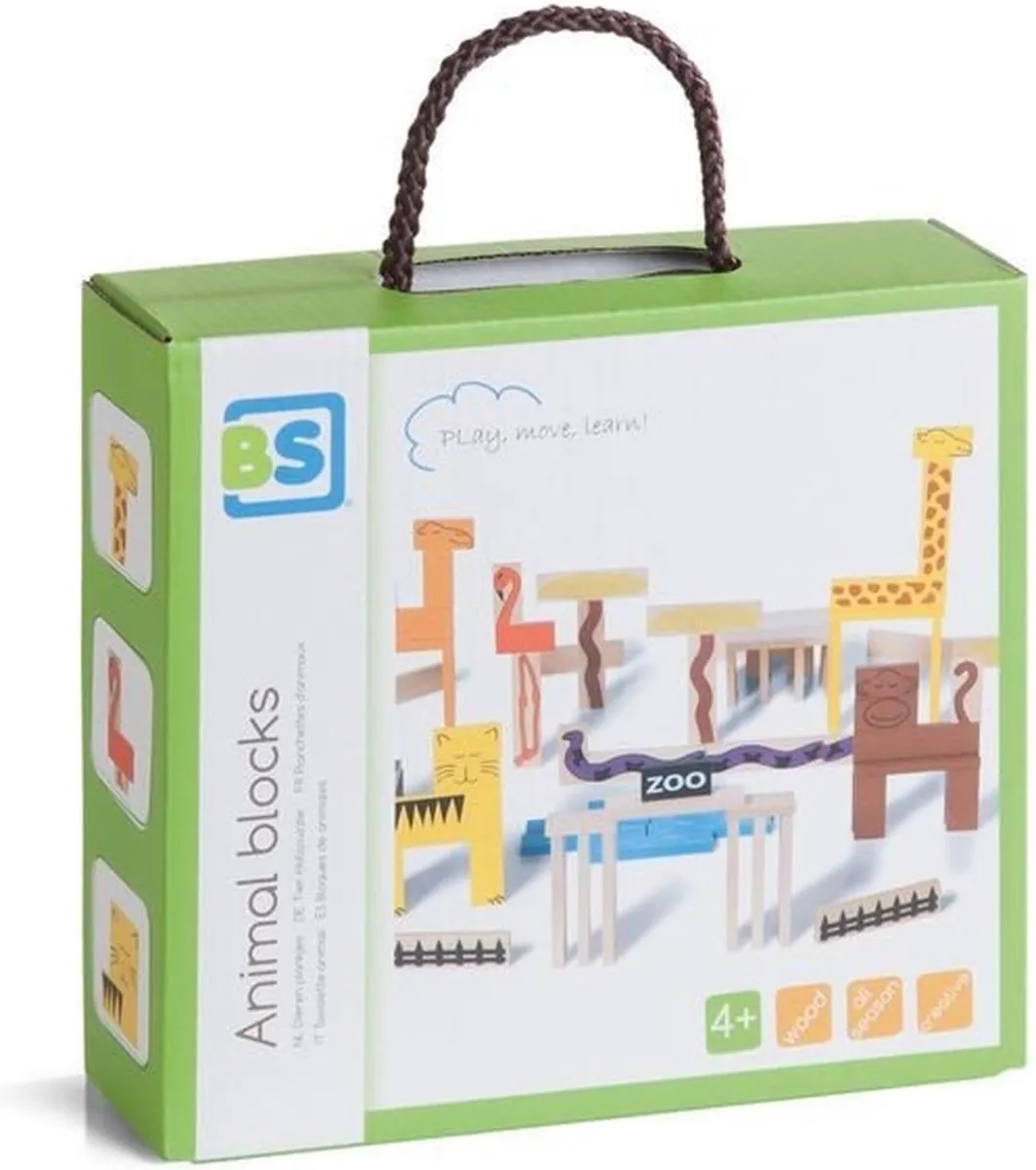 BS Toys Dieren plankjes - Hout