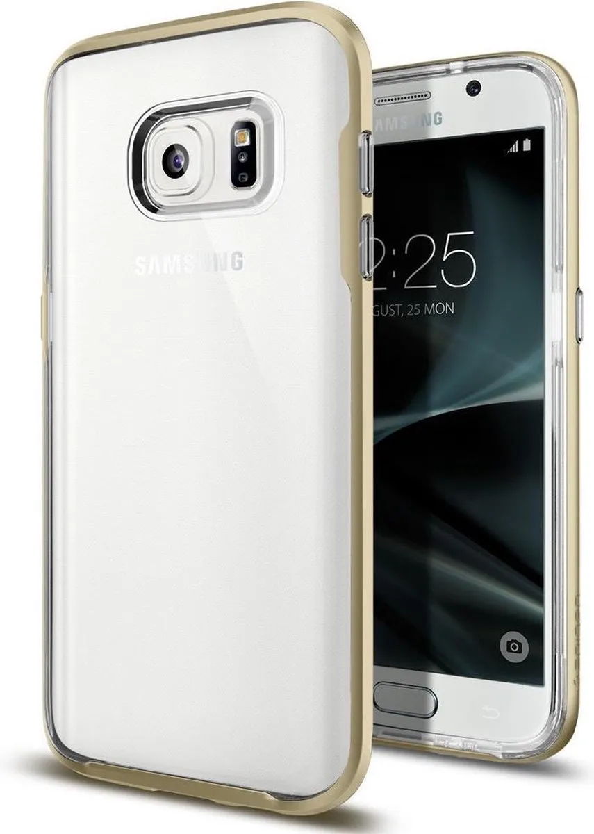 Spigen Neo Hybrid Crystal Hoesje Samsung Galaxy S7 - Goud