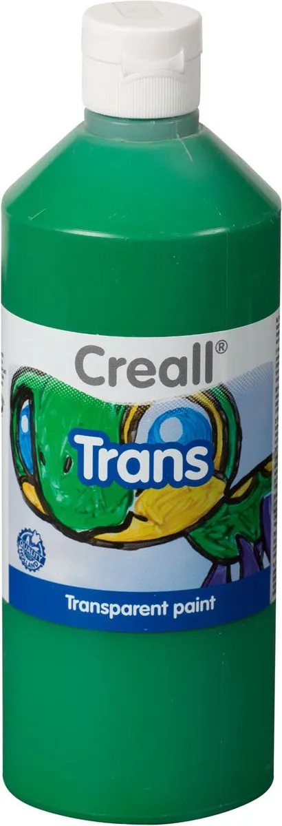 Creall Raamverf Transparant Groen 500ml