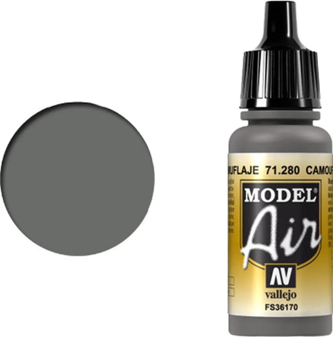 Vallejo Model Air Camouflage Gray Acrylverf 17ml
