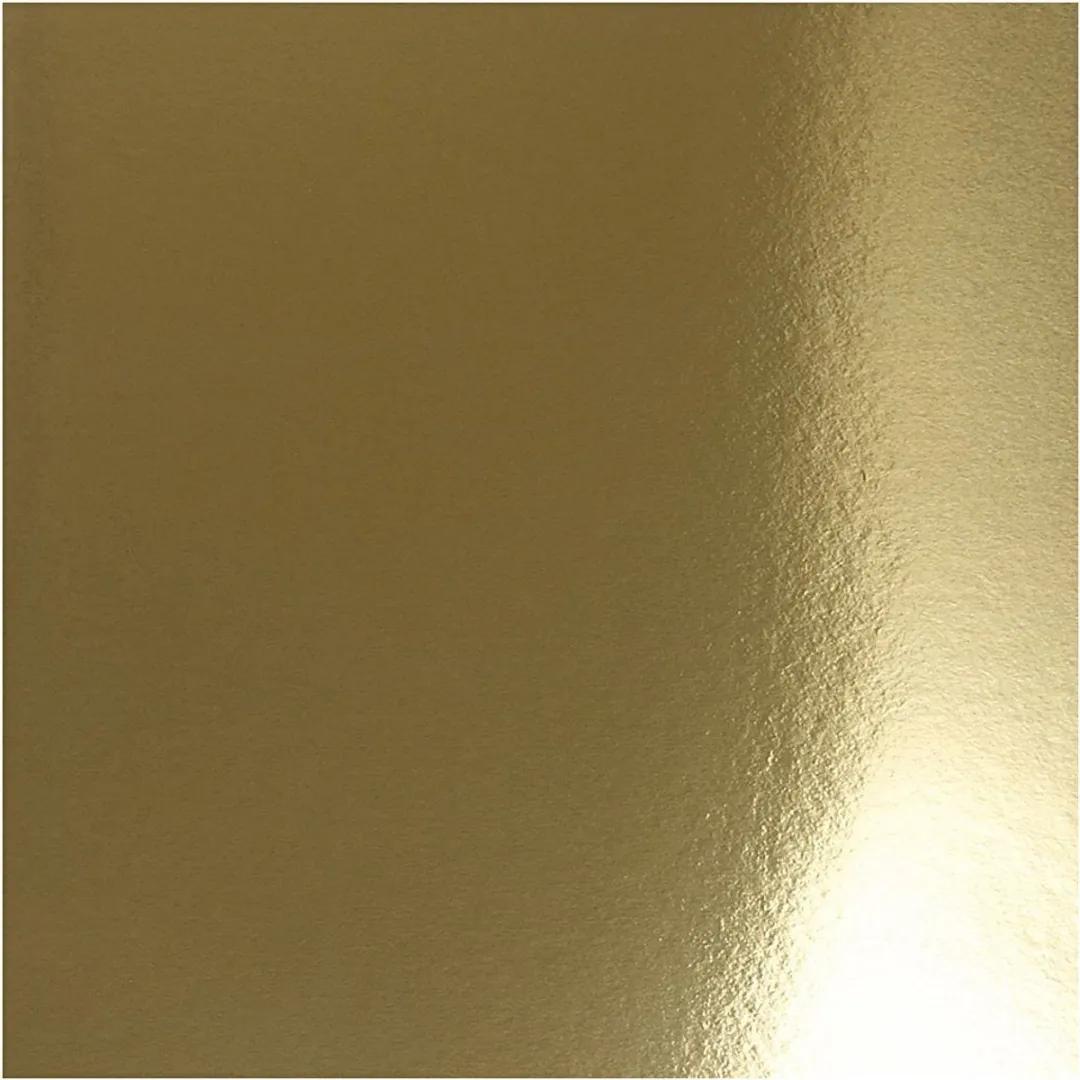Creativ Company Metallic Foliekarton A4 Goud - 10 Vel