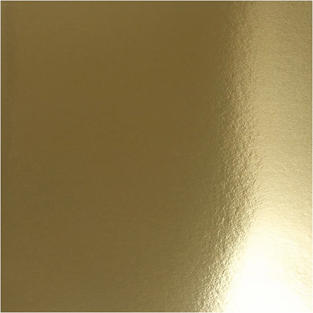 Creativ Company Metallic Foliekarton A4 Goud - 10 Vel