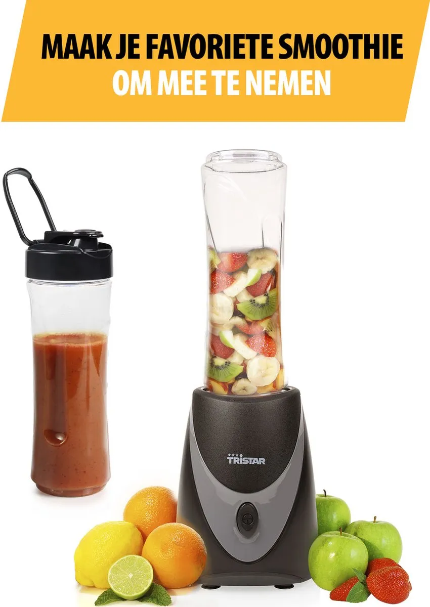 Tristar BL-4485 Blender 250W - 0,5L - Zwart - afbeelding 6 van 6