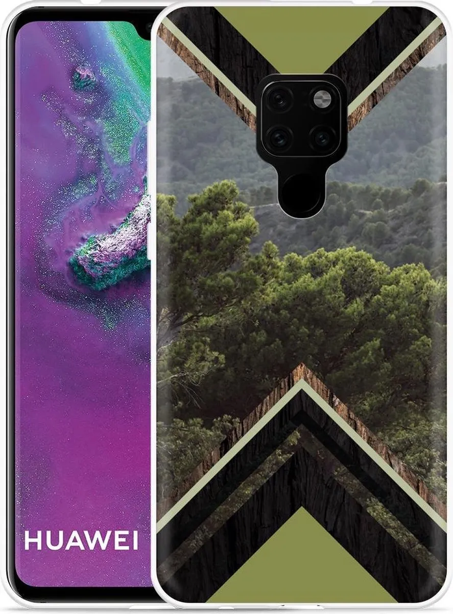 Just in Case Huawei Mate 20 Hoesje 137982 - Forest Wood