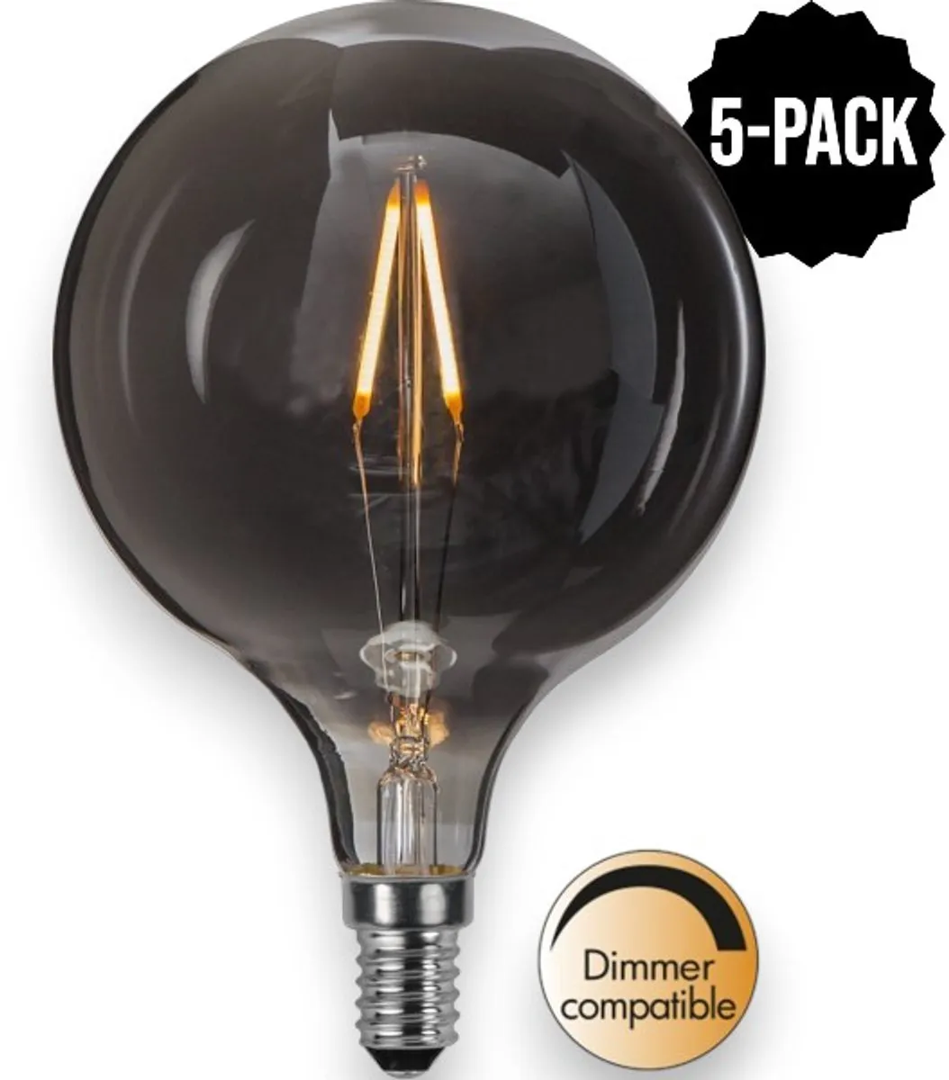 Star Trading G95 Rookglas E14 1.5W Super Warm Wit