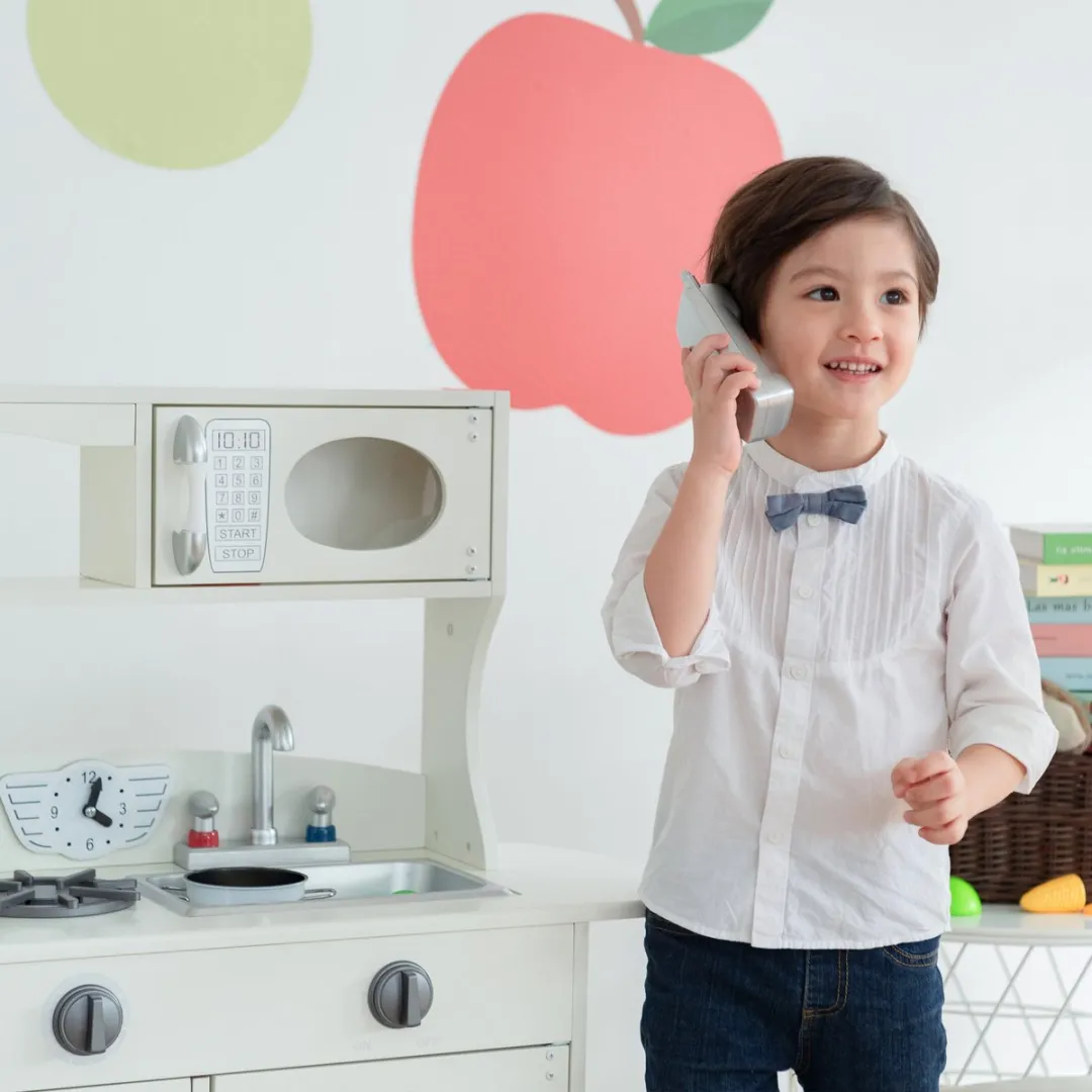 Teamson Kids Retro Houten Speelkeuken - Ivoor