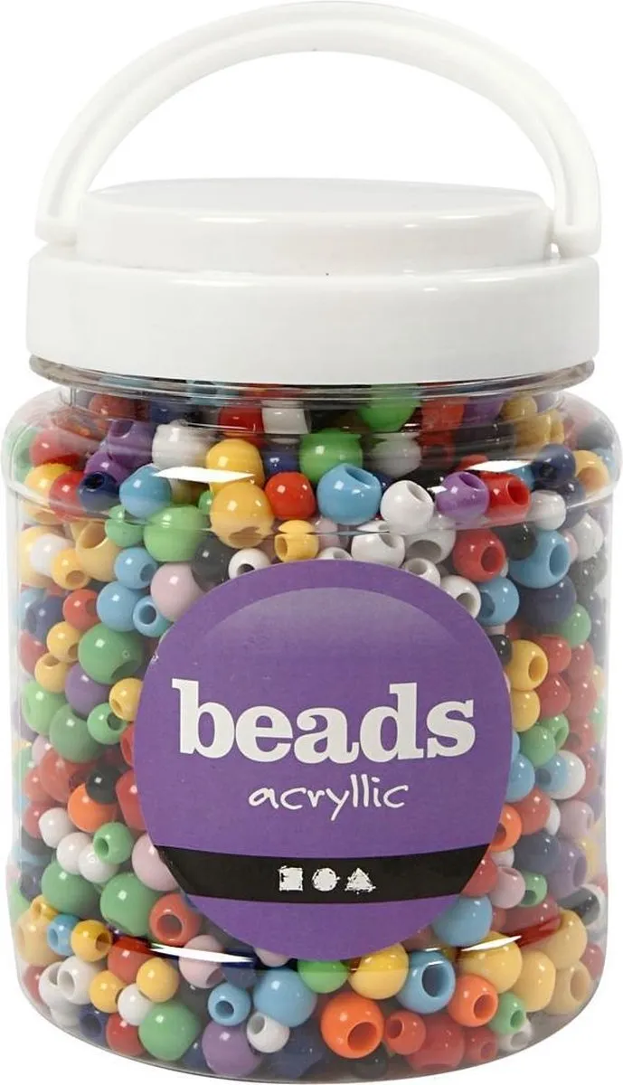 Creativ Company Pony Kralen Mix 6-10mm - 700 Stuks