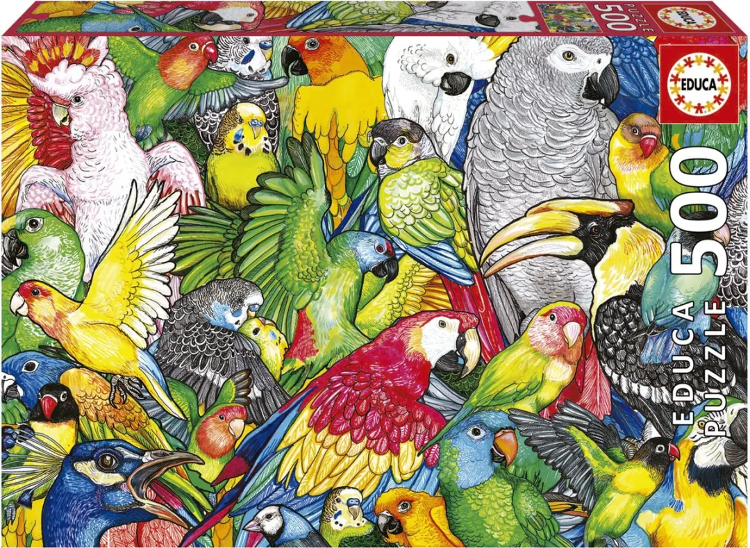 Educa Papegaaien Puzzle 500 Stuks