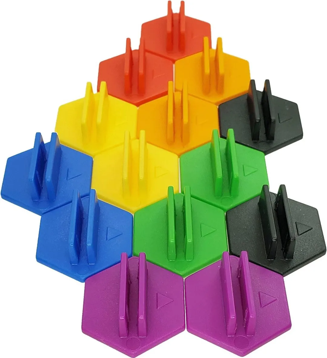 Steve Jackson Games Hex Bases - 13 Stuks - Meerkleurig