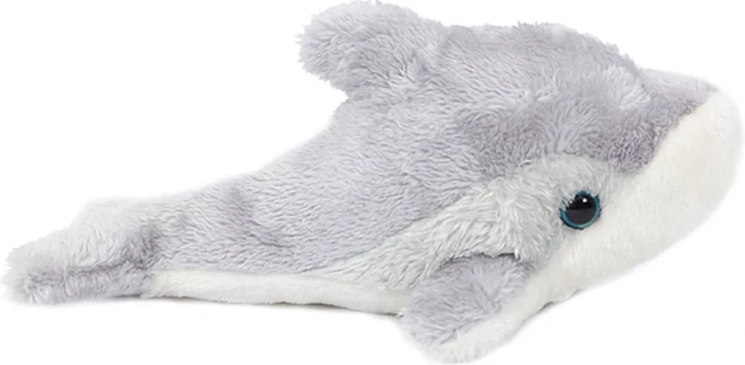 PIA Soft Toys Pluche Dolfijn 34cm - Grijs/Wit