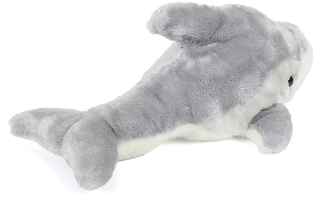 PIA Soft Toys Pluche Dolfijn 34cm - Grijs/Wit