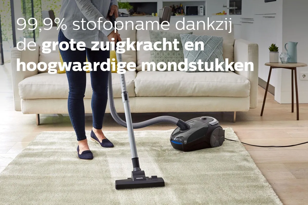 Philips PowerGo FC8244/09 Stofzuiger - 900W - Grijs