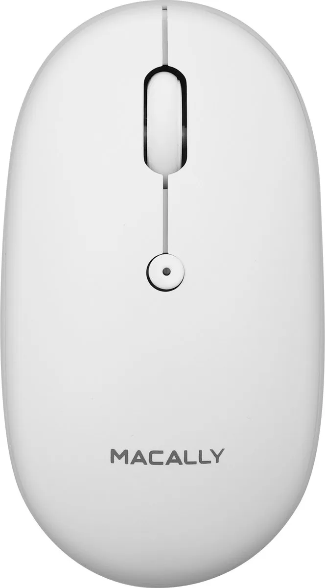 Macally BTTOPBAT-W Optische Bluetooth Muis