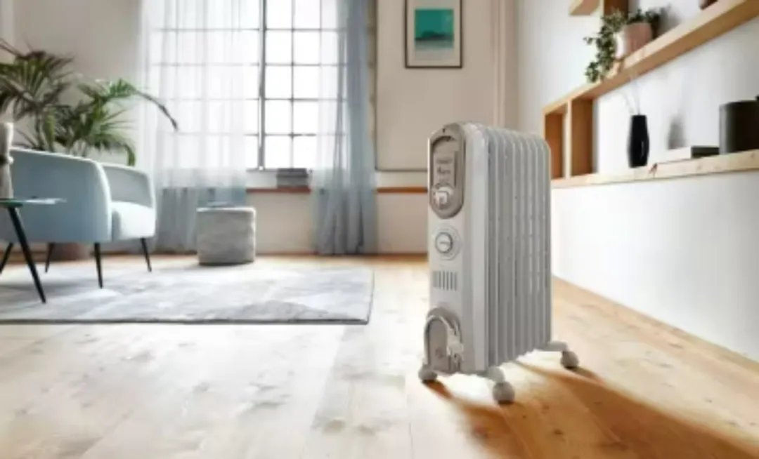 De'Longhi V550918T.WB Oliegevulde Radiator 1800W - Wit - afbeelding 3 van 6