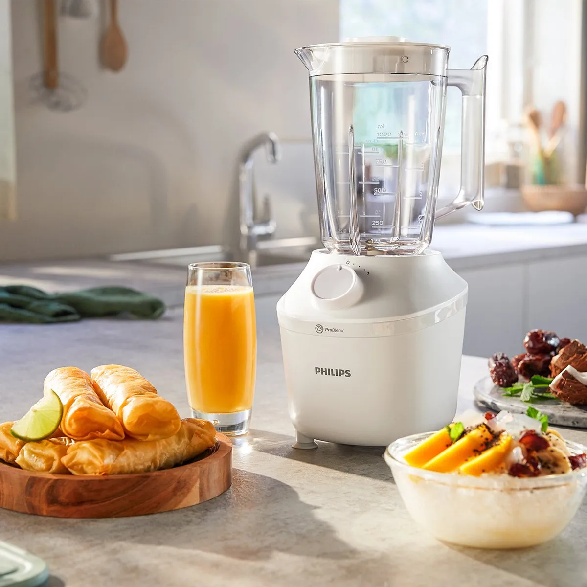 Philips HR2041/00 Blender 450W - 1,9L - Wit