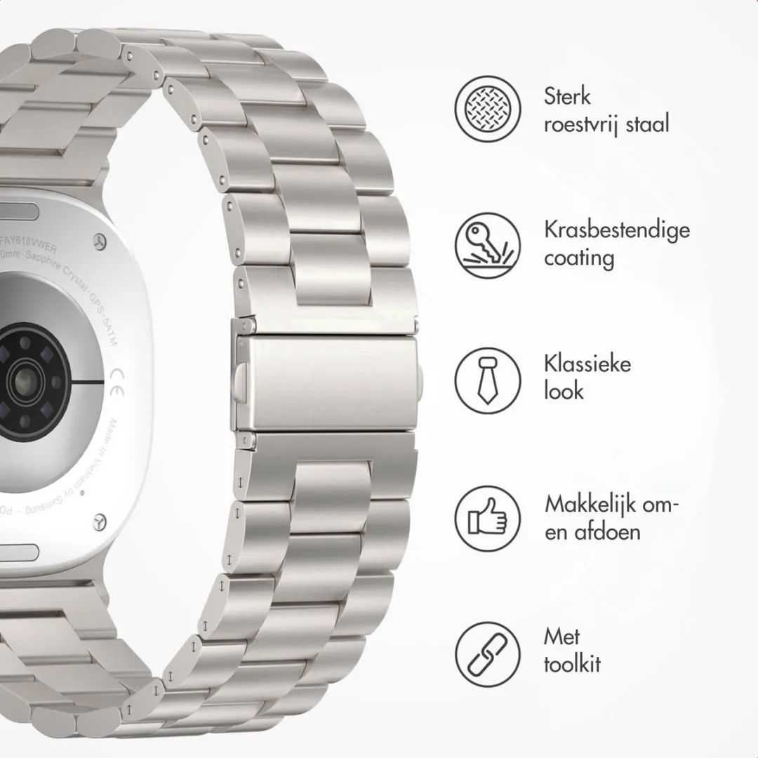 Imoshion Stalen Bandje Sterrenlicht - Samsung Galaxy Watch 8/Classic