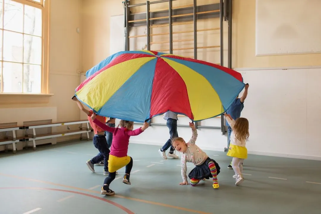 BS Toys Parachute Spel GA133 - 3 Meter Doek