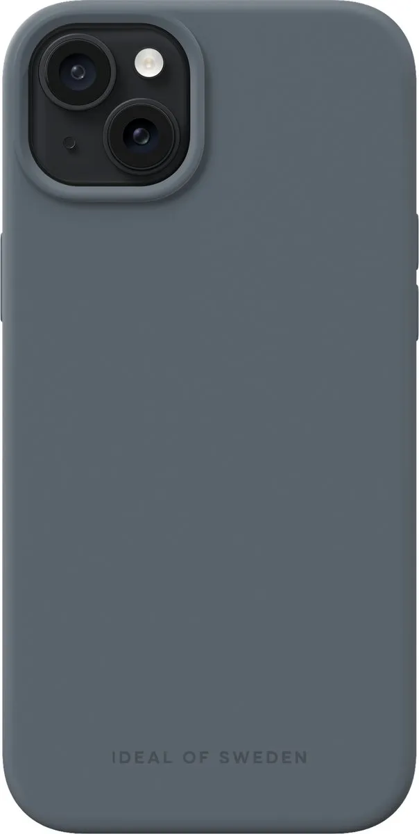 iDeal of Sweden iPhone 15 Plus Silicone Hoes - Midnight Blue - IDSIC-I2367-411 - afbeelding 5 van 5
