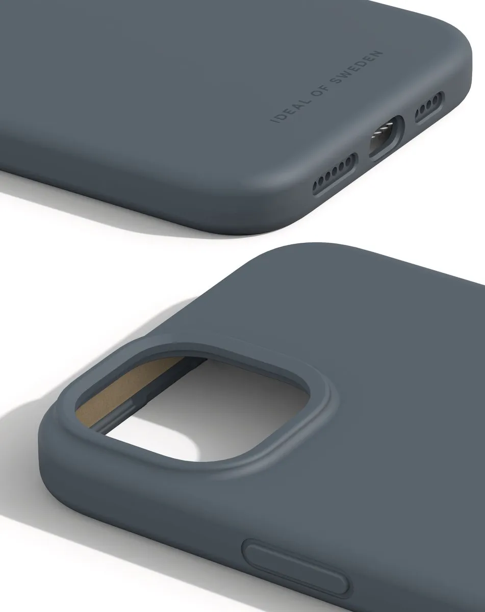 iDeal of Sweden iPhone 15 Plus Silicone Hoes - Midnight Blue - IDSIC-I2367-411 - afbeelding 3 van 5