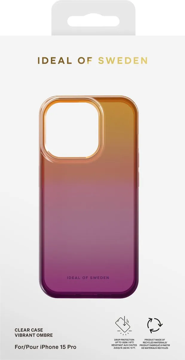 iDeal of Sweden Clear Case iPhone 15 Pro IDCLC-I2361P-466 - Vibrant Ombre