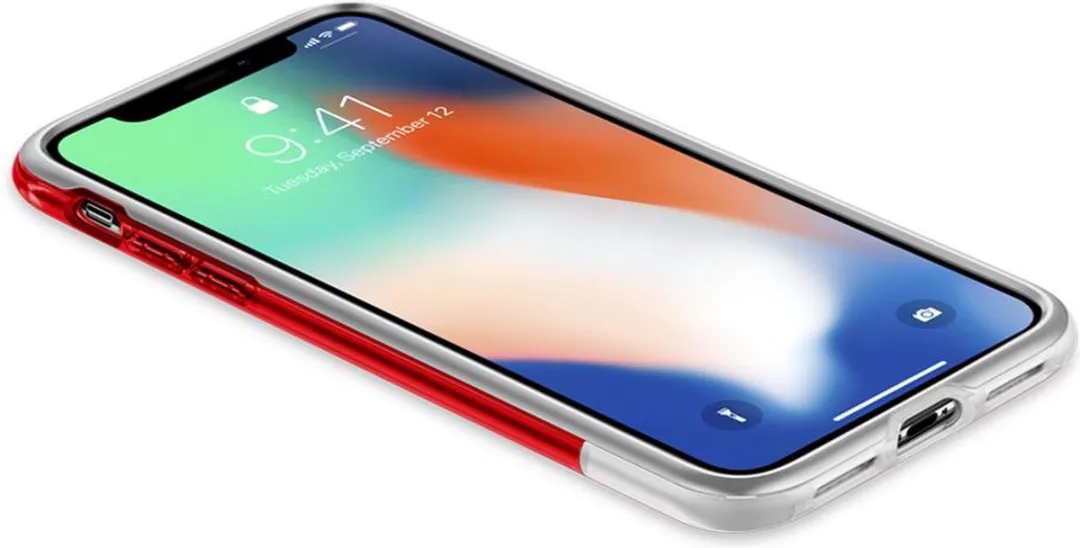 Spigen Classic C1 iPhone X Hardcase - Rood - afbeelding 6 van 6