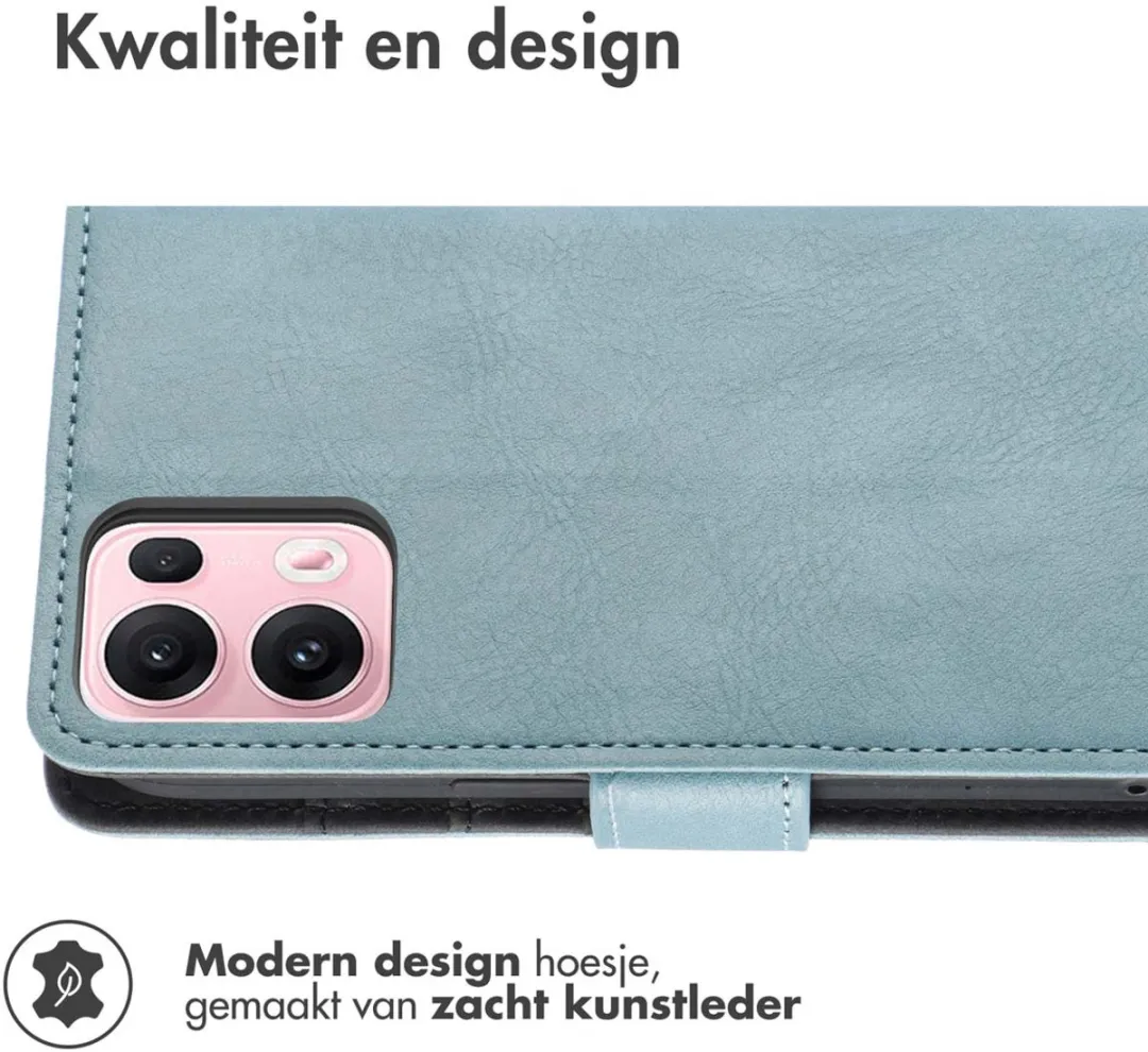 Imoshion Hoesje Oppo Reno 13 Pro - 3 Pasjes - Lichtblauw