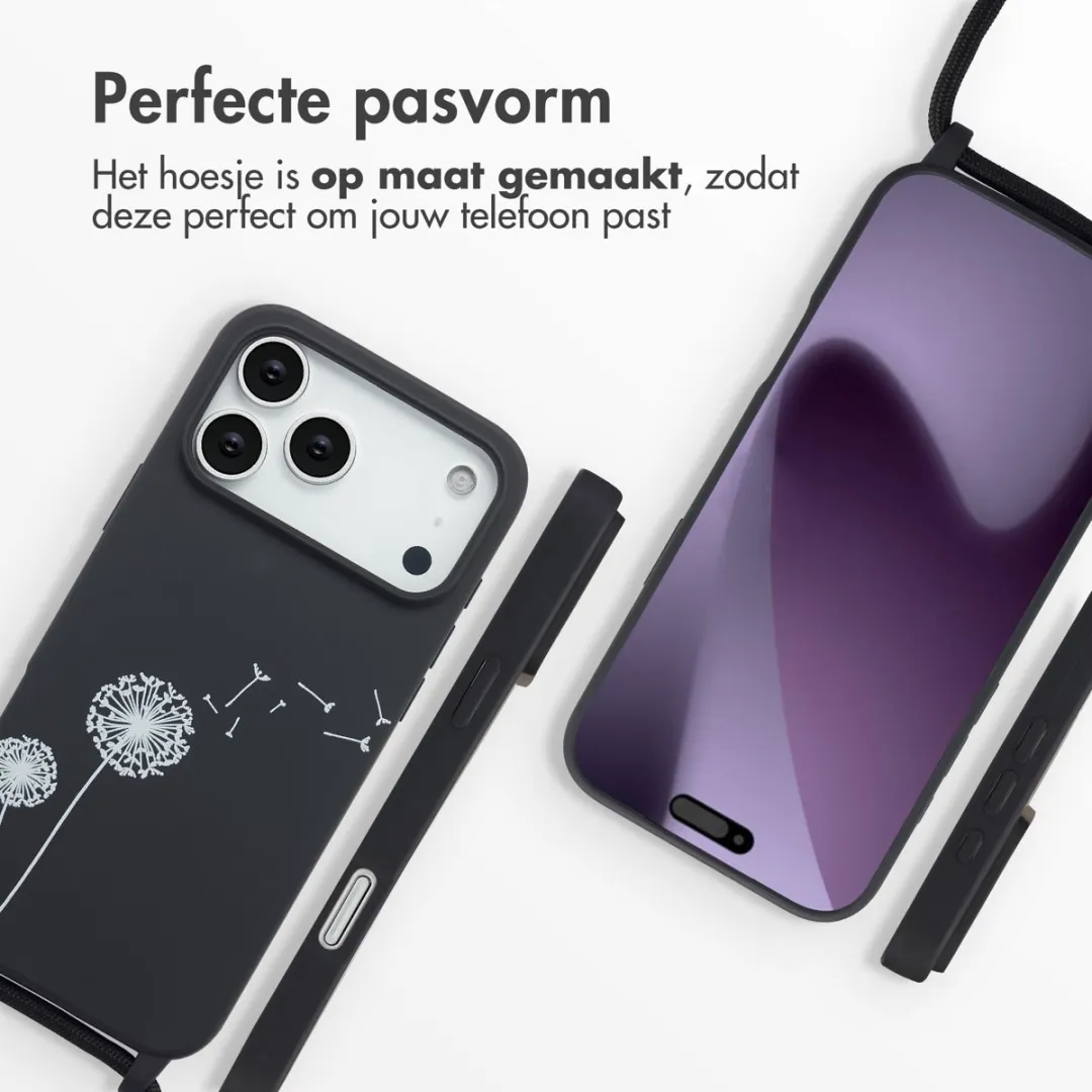 Imoshion iPhone 17 Pro Max Hoesje - Siliconen - Dandelion Black
