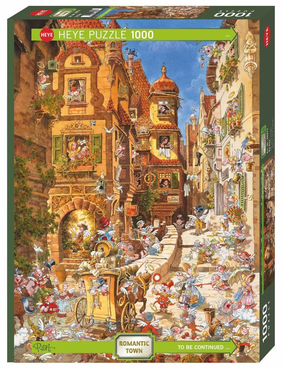 Heye Romantic Town By Day Legpuzzel 1000 Stuks - Multicolor