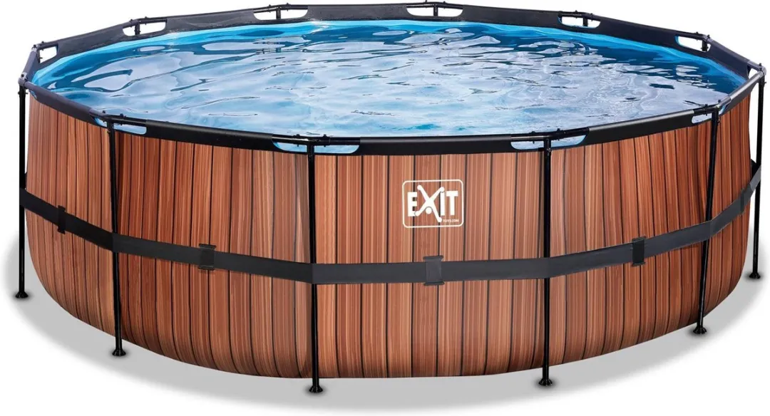 EXIT Wood Zwembad 427x122cm