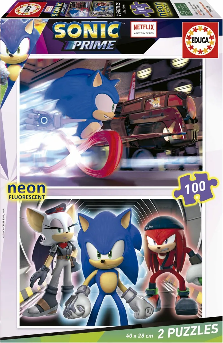 Educa Sonic Neon Puzzel ED19629
