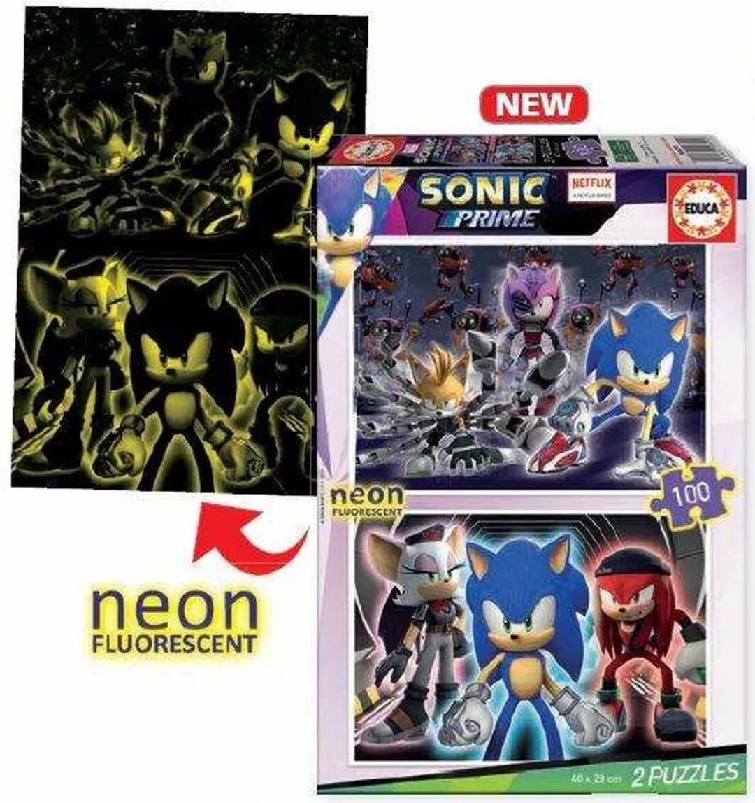 Educa Sonic Neon Puzzel ED19629 - 2100 Stuks - Multicolor
