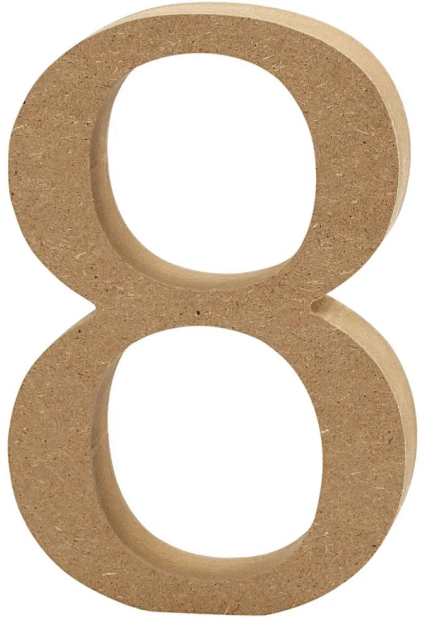 Creativ Company MDF Cijfer 8