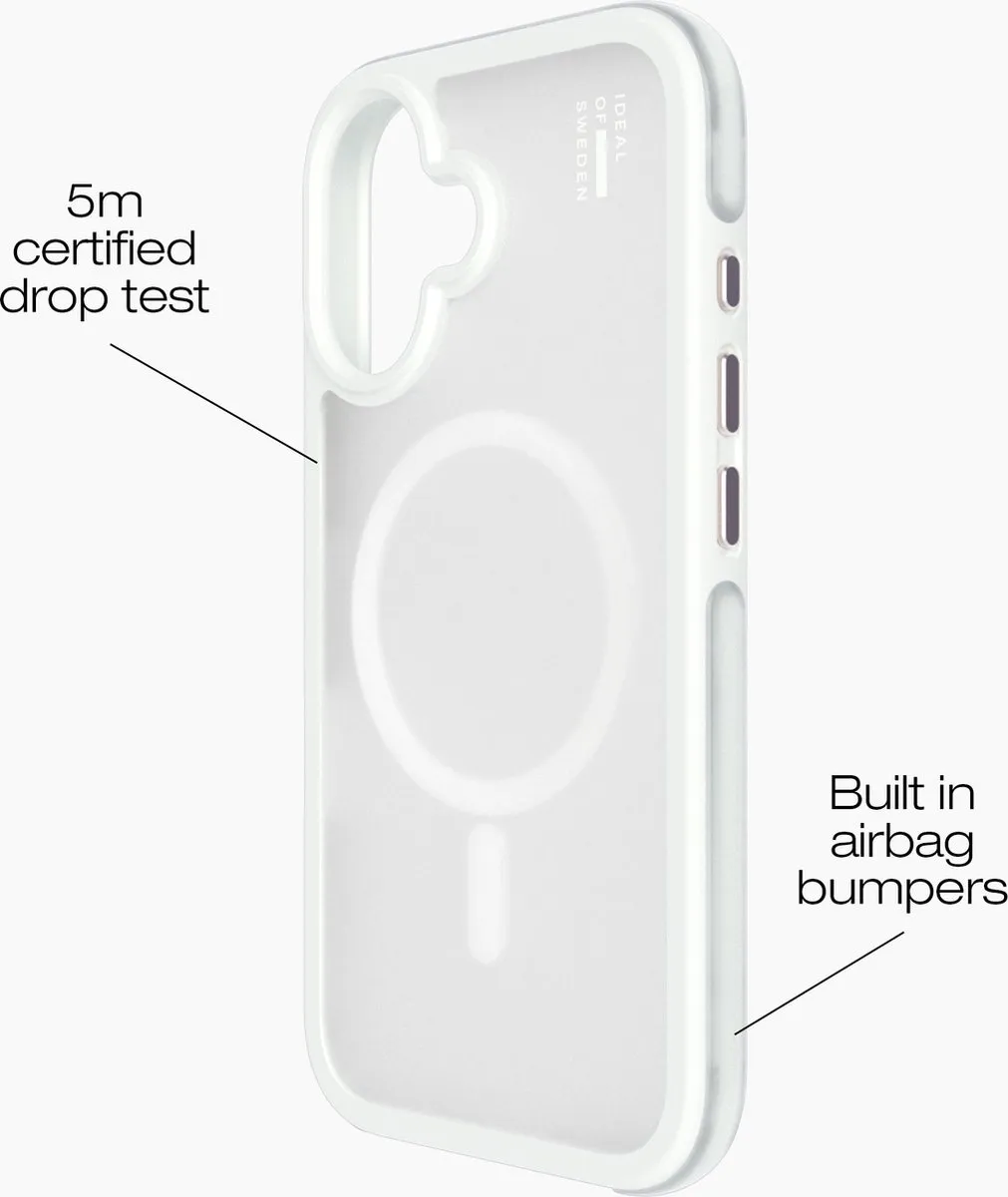iDeal of Sweden Ideal Bumper Case iPhone 16 Plus Cloudy White - IDBPCMS-I2467-517 - afbeelding 6 van 6