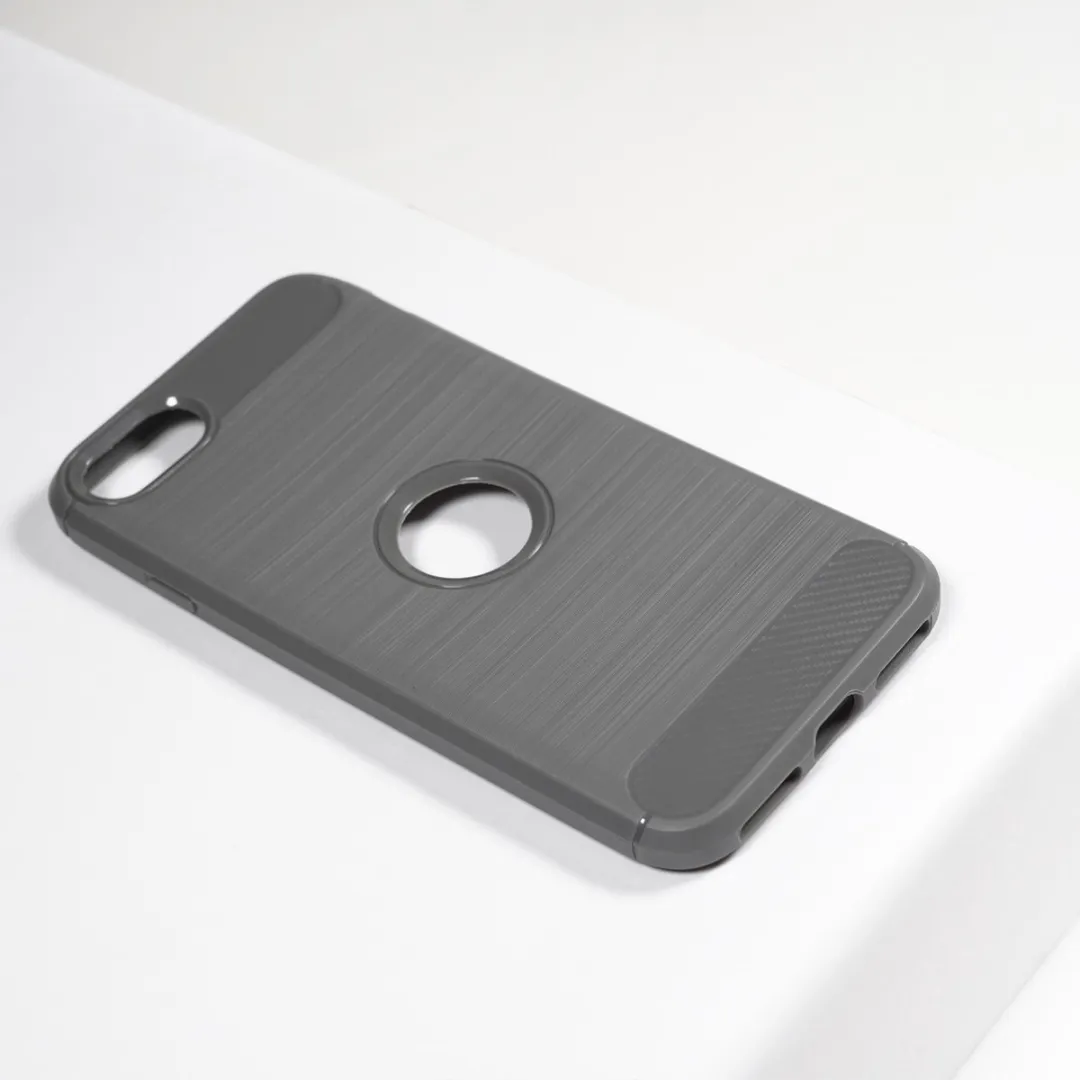 BMAX Carbon Soft Case iPhone SE 2020 - Grijs
