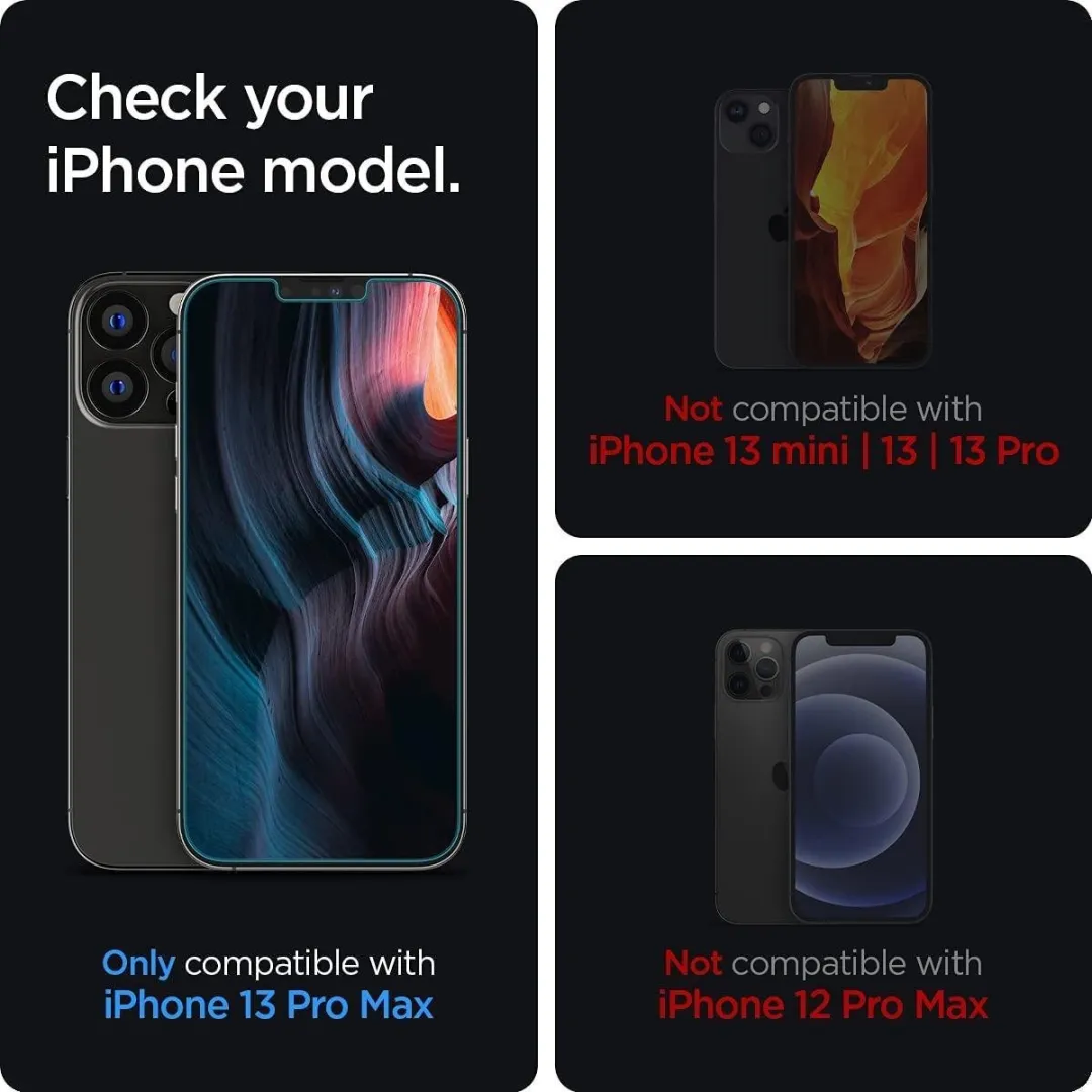 Spigen tR EZ Fit Sensors iPhone 13 Pro Max - 2 Stuks - Transparant