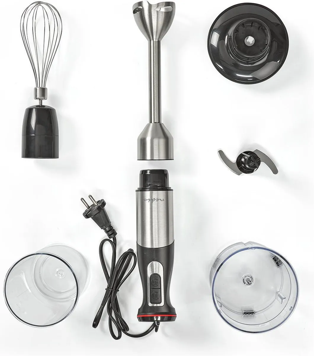 Nedis KAHB400CAL Staafmixer 800W - Hakmolen - Zwart - afbeelding 6 van 6