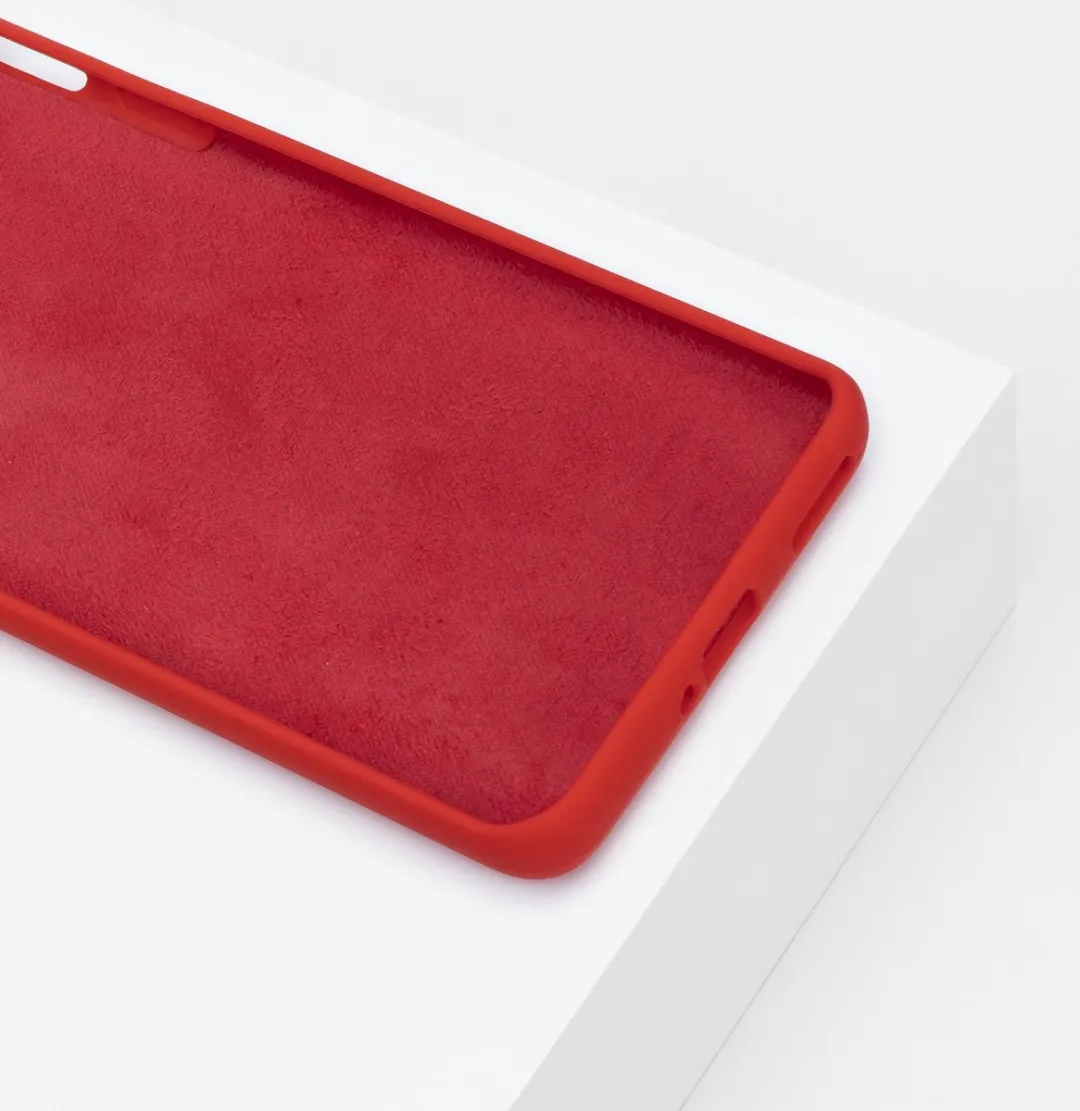 BMAX Siliconen Hoesje OnePlus 8 Pro - Rood - BMAX85415